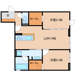 日吉町駅 徒歩17分 1階の物件間取画像